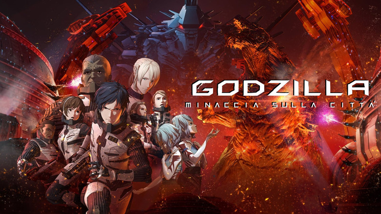 кадр из фильма Годзилла: Город на грани битвы