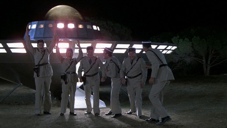 кадр из фильма Жандарм и инопланетяне