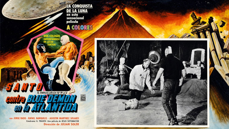 кадр из фильма Santo contra Blue Demon en la Atlántida