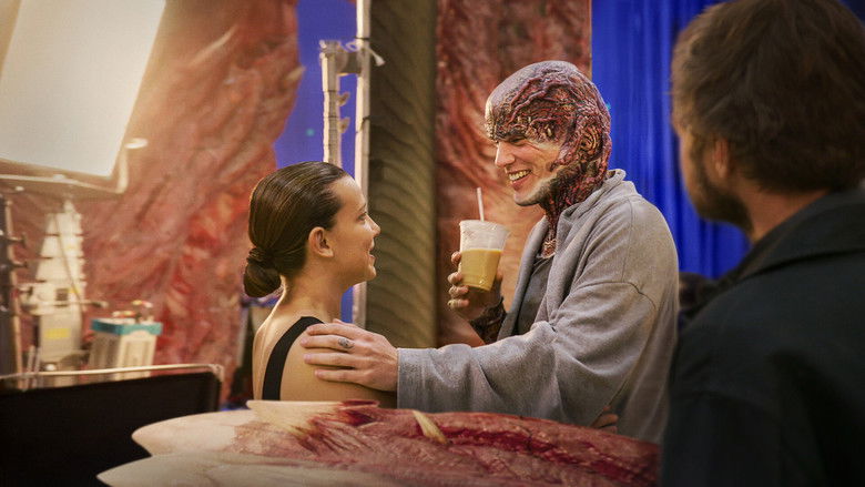 кадр из фильма Последнее приключение: за кадром 5 сезона «Очень странных дел»