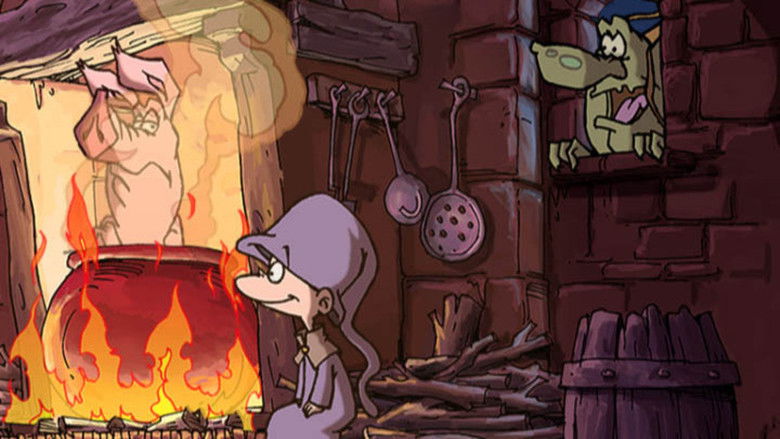 кадр из фильма Merlin contre le Père Noël