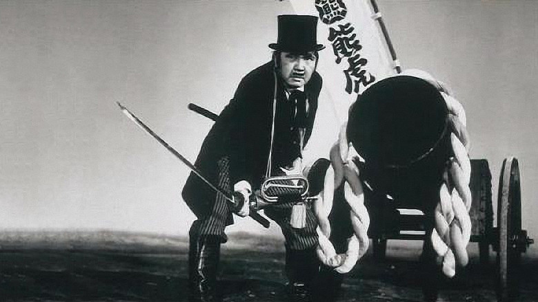 кадр из фильма シルクハットの大親分