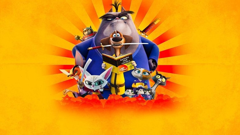 кадр из фильма Пёс-самурай и город кошек