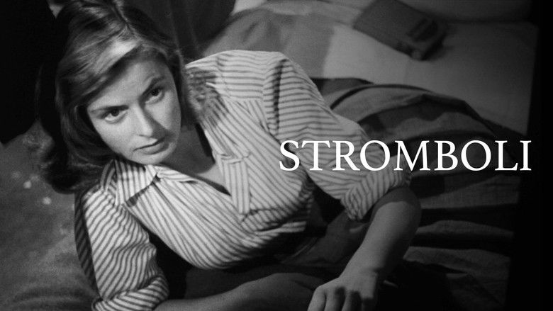 кадр из фильма Стромболи, земля Божья