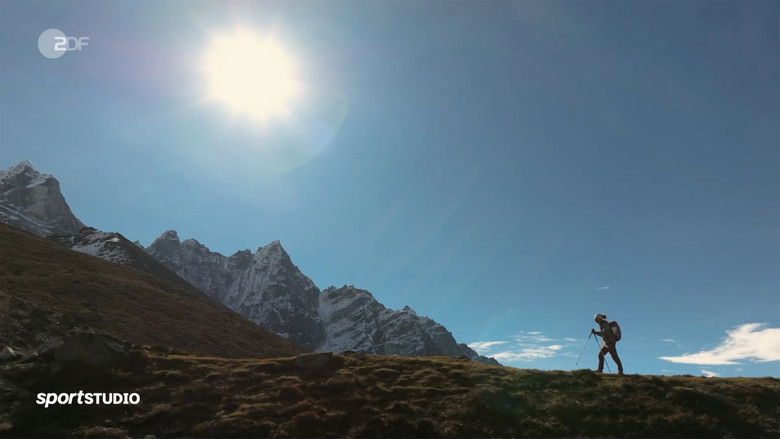 кадр из фильма Höhenrausch - Laura Dahlmeiers Leben nach dem Biathlon