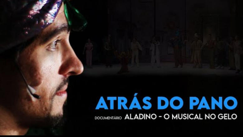 кадр из фильма ATRÁS DO PANO - ALADINO O MUSICAL NO GELO