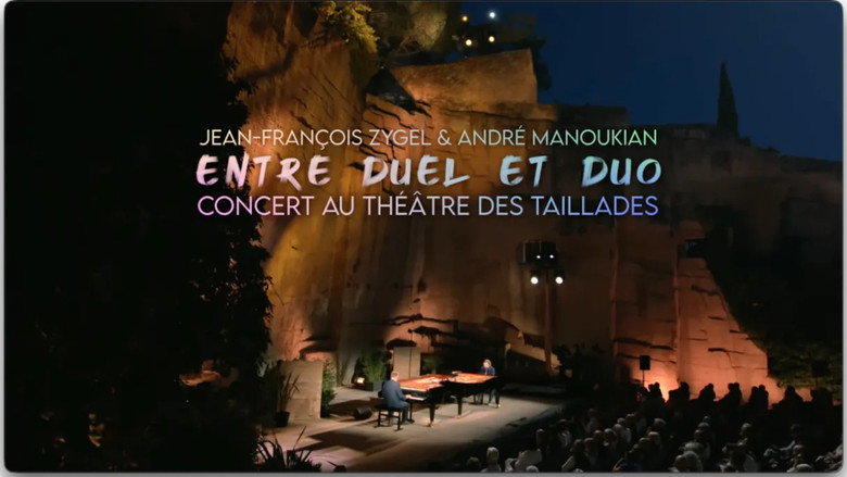 кадр из фильма Entre Duel et Duo, Jean-François Zygel & André Manoukian / Concert au Théâtre des Taillades