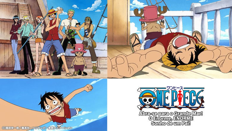 кадр из фильма Ван-Пис: Открытие в большом море! Большая мечта отца!