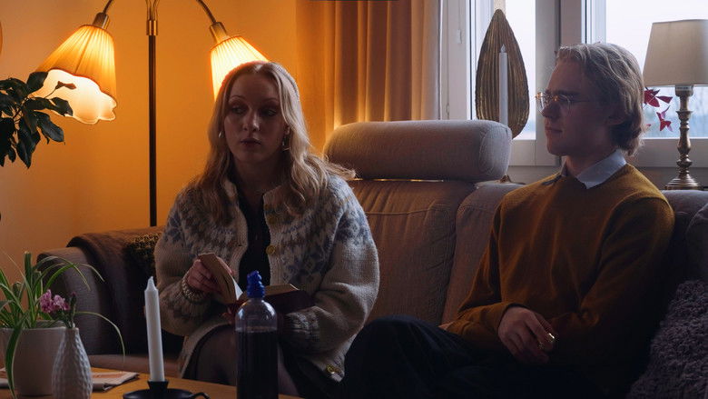 кадр из фильма Gravöl för en mytomspunnen vän