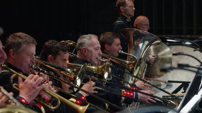 кадр из фильма L'Orchestre de la Garde Républicaine à l'Opéra-Comique