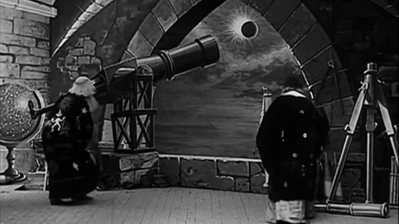 кадр из фильма L'éclipse du soleil en pleine lune