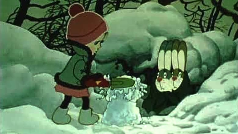 кадр из фильма Девочка и зайцы