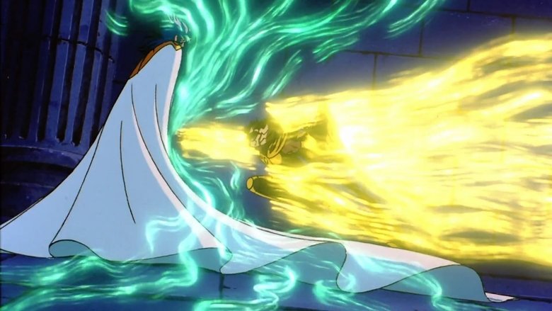 кадр из фильма Рыцари Зодиака: Кровавая легенда