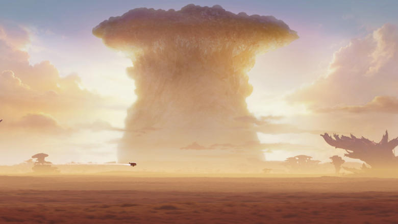 кадр из фильма Побег из будущего