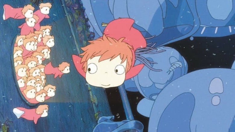 кадр из фильма Рыбка Поньо на утёсе