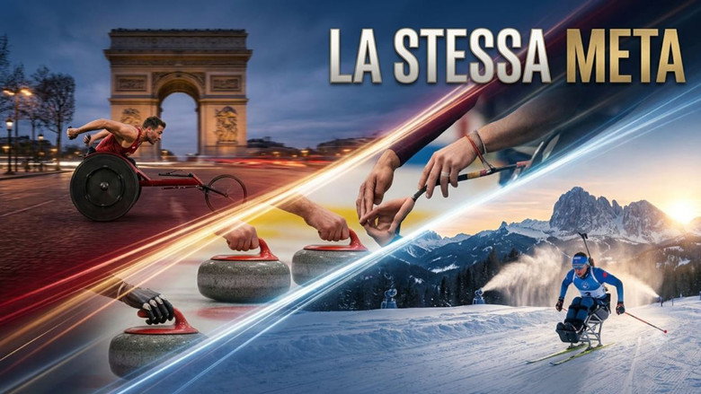 кадр из фильма LA STESSA META   Sport paralimpico, storie e protagonisti, da Parigi 2024 a Milano Cortina 2026