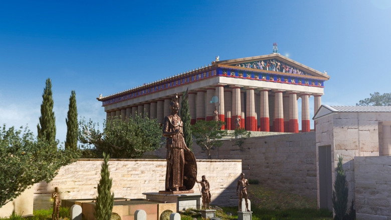 кадр из фильма Les couleurs de l'Antiquité