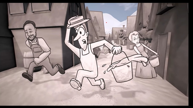 кадр из фильма The Town that Cried Wolf