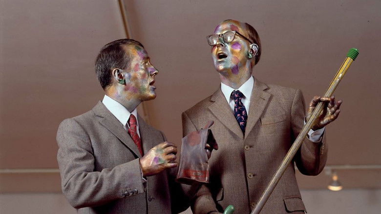 кадр из фильма Gilbert and George The Singing Sculpture