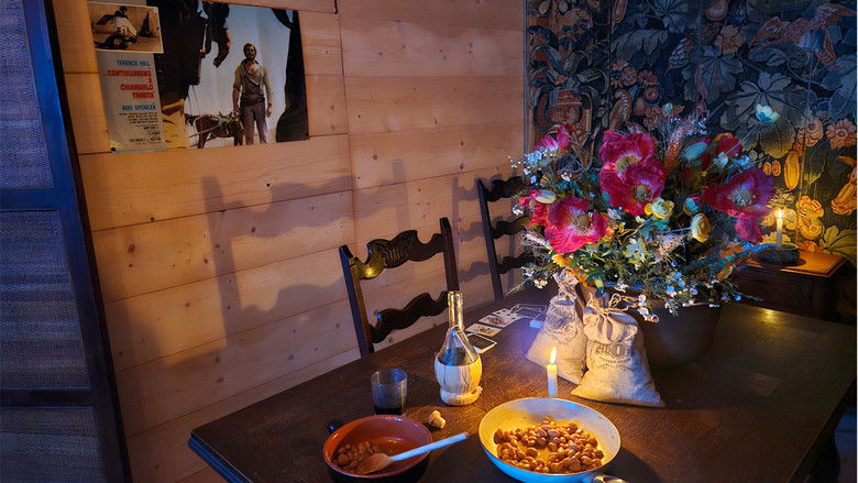 кадр из фильма ...E Continuano a mangiare Fagioli