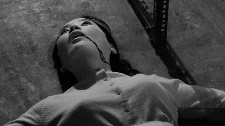 кадр из фильма 蛇娘と白髪魔