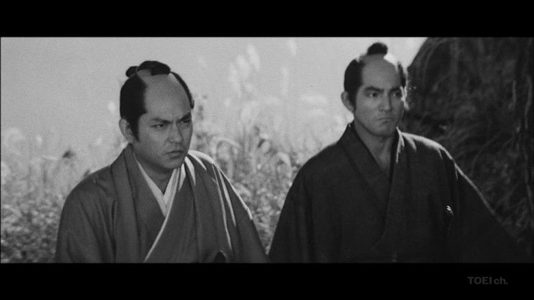 кадр из фильма Одиннадцать самураев