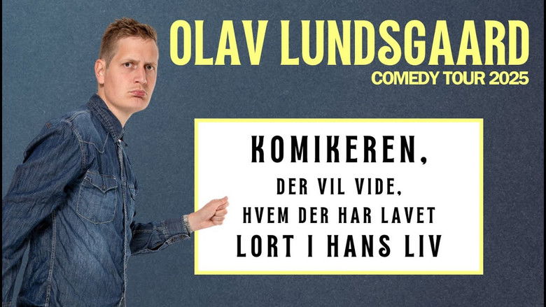 кадр из фильма Olav Lundsgaard - Komikeren, der vil vide, hvem der har lavet lort i hans liv