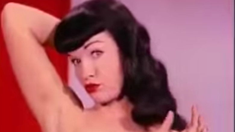 кадр из фильма Bettie Page In Red Lingerie