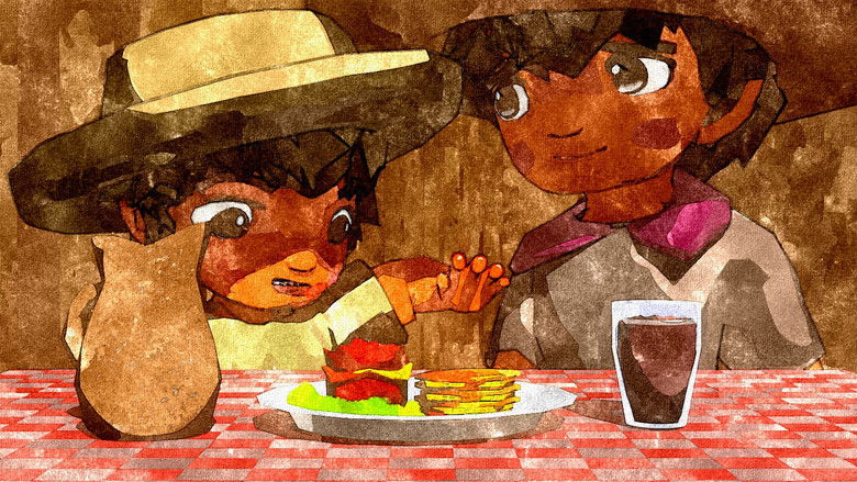 кадр из фильма El león y Misti