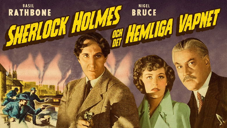 кадр из фильма Шерлок Холмс и секретное оружие