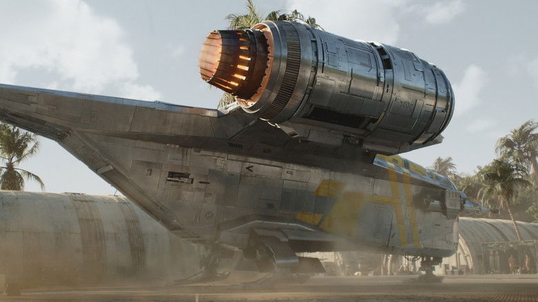 кадр из фильма Мандалорец и Грогу