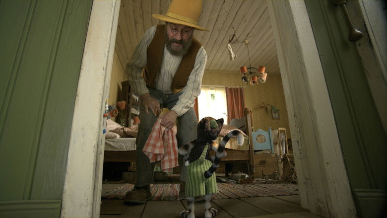 кадр из фильма Петсон и Финдус. Финдус переезжает