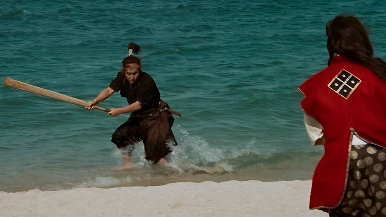 кадр из фильма Миямото Мусаси — 5: Дуэль на острове Ганрю