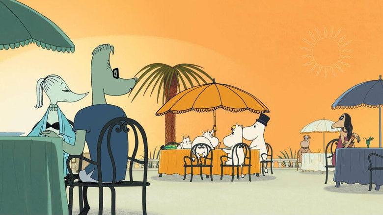 кадр из фильма Мумитролли на Ривьере