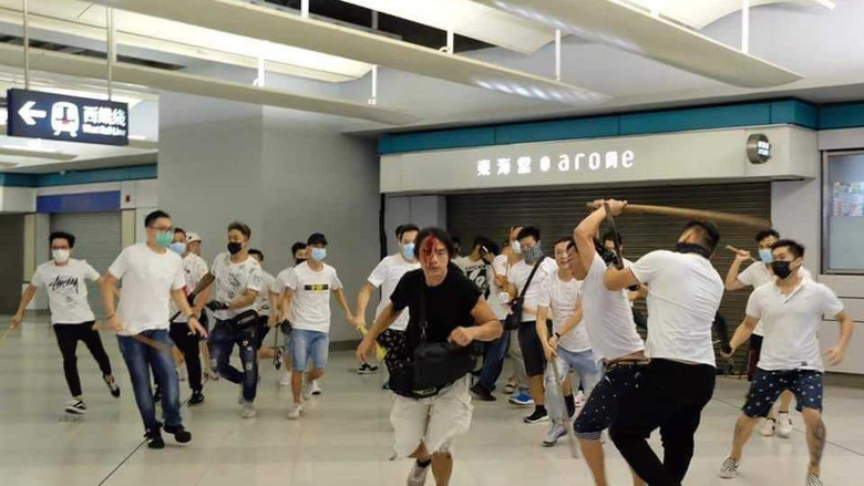 кадр из фильма 鏗鏘集：721元朗黑夜