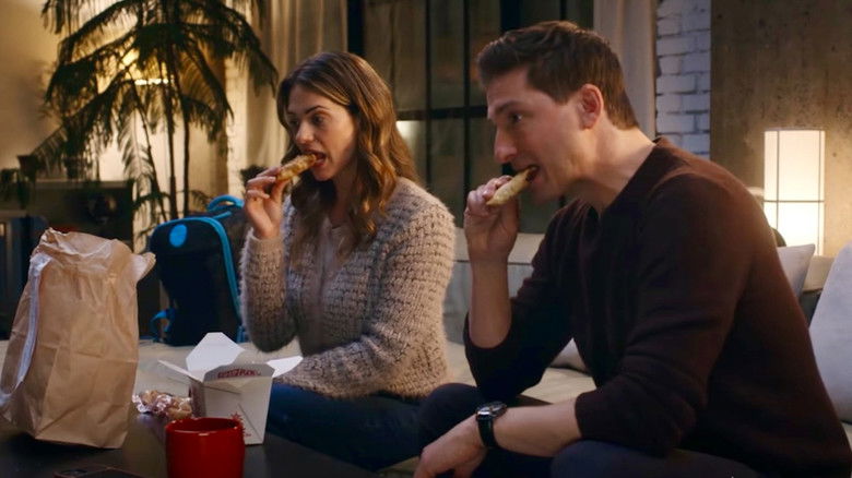 кадр из фильма Одна на рождество