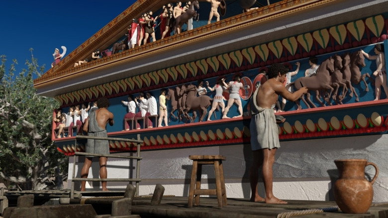 кадр из фильма Les couleurs de l'Antiquité