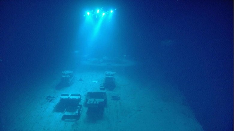 кадр из фильма Экспедиция Бисмарк