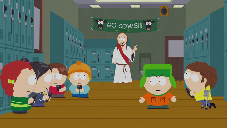 кадр из фильма South Park: Jesus is Back!