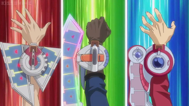 кадр из фильма 劇場版 遊☆戯☆王 ～超融合！時空を越えた絆～