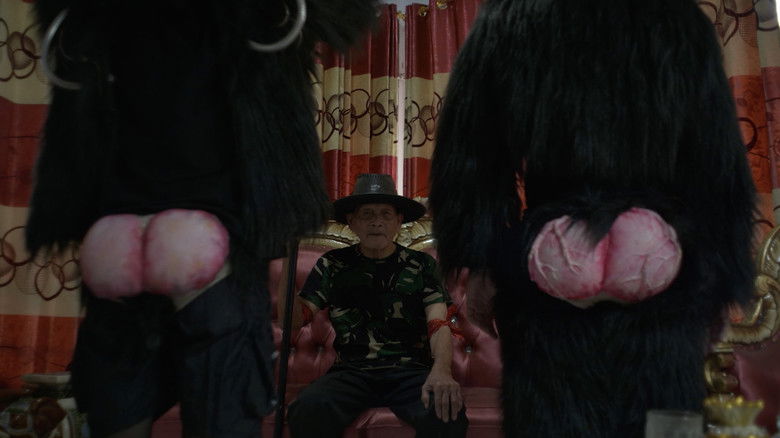 кадр из фильма Primate Visions; Macaque Macabre