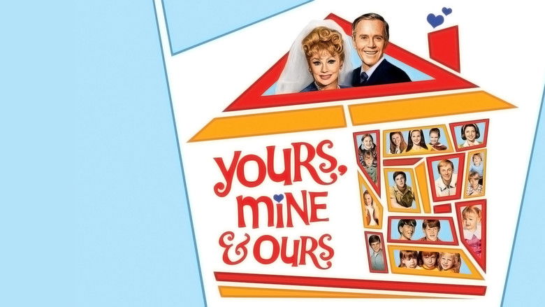 кадр из фильма Твои, мои и наши