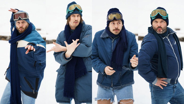 кадр из фильма Bleu Jeans Bleu en téléski