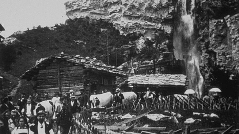 кадр из фильма La Cascade, Exposition de Genève