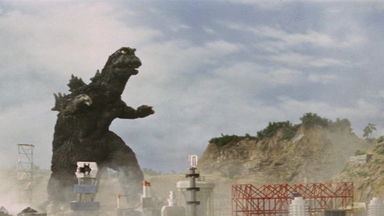 кадр из фильма Годзилла против Морского монстра