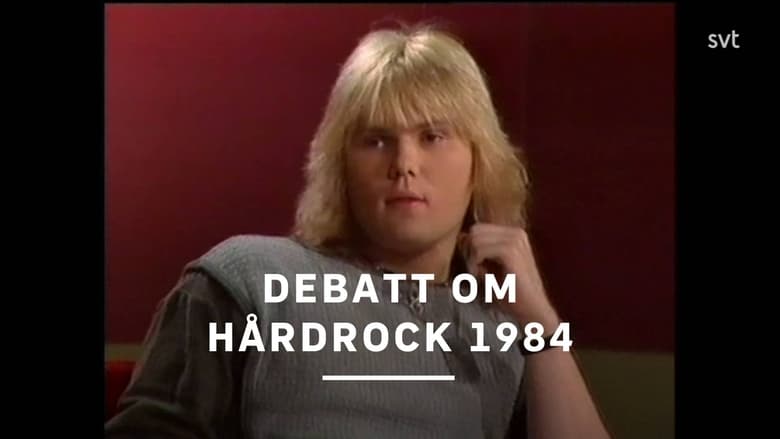 кадр из фильма Debatt om hårdrock 1984