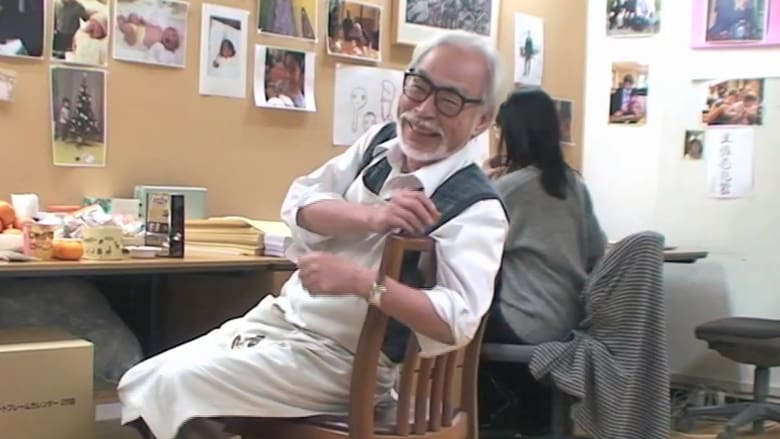 кадр из фильма 終わらない人 宮﨑駿