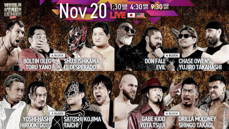 кадр из фильма NJPW World Tag League 2025 - Day 1