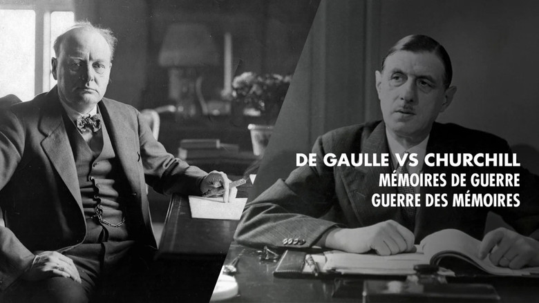 кадр из фильма De Gaulle vs Churchill : Mémoires de guerre, guerre des mémoires