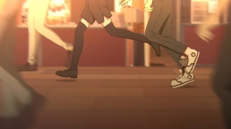 кадр из фильма Человек-бензопила. Фильм: История Резе